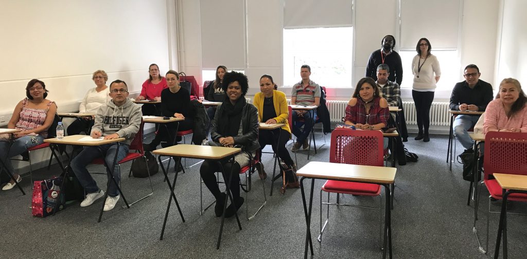 ESOL learners at UNISON Middlesex University branch